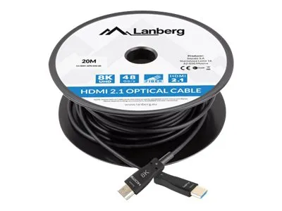 also-ca-hdmi-30fb-0800-bk LANBERG HDMI v2.1 8K M/M cable 80m optical AOC