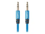 LANBERG CA-MJMJ-10CU-0010-BL Premium Cable Audio Mini jack 3.5mm 3pin. 1m Blue