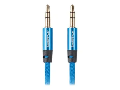 LANBERG CA-MJMJ-10CU-0020-BL Premium Cable Audio Mini jack 3.5mm 3pin. 2m Blue