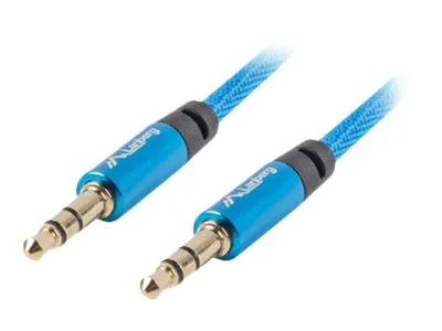 LANBERG CA-MJMJ-10CU-0030-BL Premium Cable Audio Mini jack 3.5mm 3pin. 3m Blue