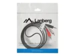 LANBERG CA-MJRC-10CC-0015-BK stereo audio cable Mini Jack 3.5mm M ->2x RCA Cinch 1.5m