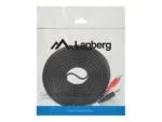 LANBERG CA-MJRC-10CC-0050-BK stereo audio cable Mini Jack 3.5mm M ->2x RCA Cinch 5m