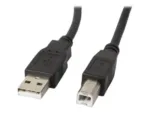 LANBERG CA-USBA-11CC-0030-BK cable USB 2.0 AM-BM with ferrite 3m black