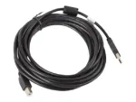 LANBERG CA-USBA-11CC-0050-BK cable USB 2.0 AM-BM with ferrite 5m black