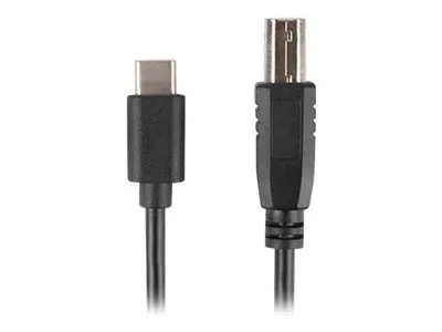 LANBERG Cable USB-C M ->USB-B M 2.0 3m ferrite