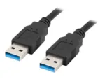 LANBERG cable USB-A M/M 3.0 0.5m black