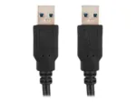 LANBERG cable USB-A M/M 3.0 0.5m black