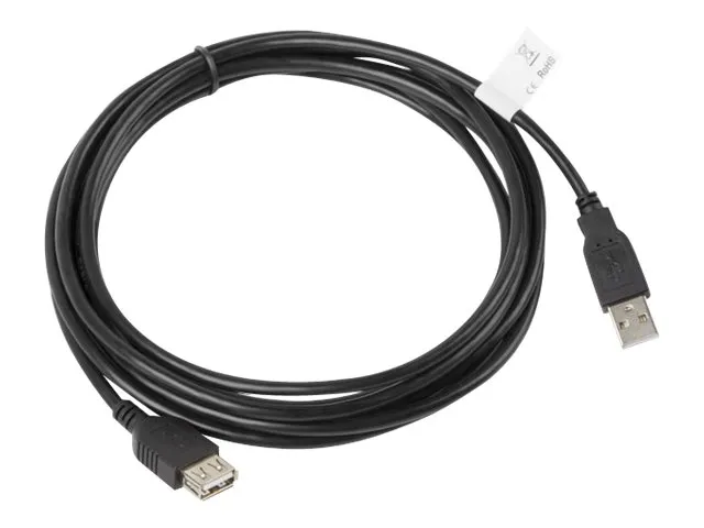 also-ca-usbe-10cc-0030-bk LANBERG CA-USBE-10CC-0030-BK extension cable USB 2.0 AM-AF 3m black