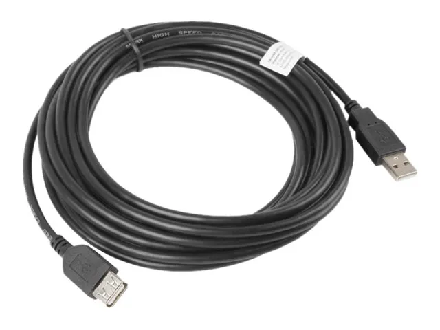 also-ca-usbe-10cc-0050-bk LANBERG CA-USBE-10CC-0050-BK extension cable USB 2.0 AM-AF 5m black
