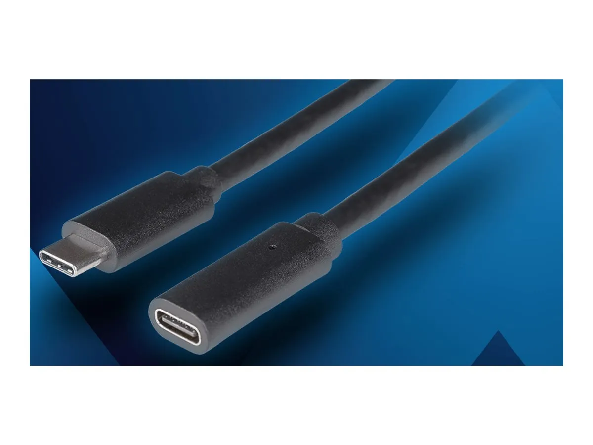 also-ca-usbe-20cc-0015-bk LANBERG Extension cable USB-C 3.1 M/F 1.5M black