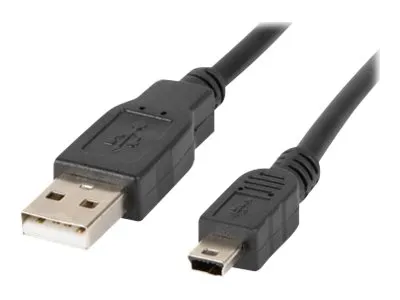 also-ca-usbk-10cc-0018-bk LANBERG CA-USBK-10CC-0018-BK cable USB 2.0 mini AM-BM5P 1.8m black