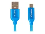 LANBERG CA-USBM-20CU-0018-BL cable Premium Quick Charge 3.0 USB Micro-B M A M 1.8M Blue
