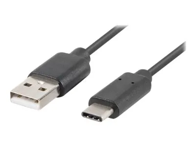 LANBERG CA-USBO-10CU-0005-BK cable USB-C M A M 2.0 0.5M Black