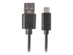 LANBERG CA-USBO-20CU-0018-BK cable USB-C M A M 2.0 QC 3.0 1.8m Black