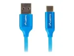 LANBERG CA-USBO-22CU-0018-BL cable Premium Quck Charge 3.0 USB-C M A M 1.8m Blue