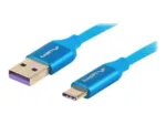 LANBERG CA-USBO-22CU-0018-BL cable Premium Quck Charge 3.0 USB-C M A M 1.8m Blue