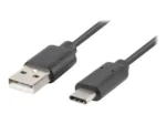 LANBERG CA-USBO-31CU-0018-BK cable USB-C M A M 3.1 1.8M Black