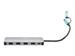 I-TEC USB-C Metal Nano Dock 2xHDMI 1xVGA 1xSD Cardreader 1xmicroSD Cardreader 1xGLAN 3xUSB 2.0 1xUSB 3.2 1xUSB-C3.2Data 1xUSB-C PD
