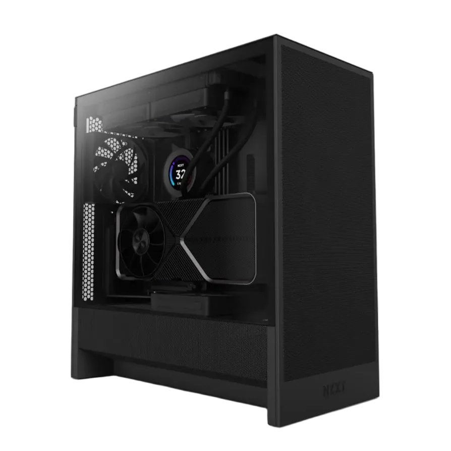 also-cc-h52fb-01 NZXT PC case H5 Flow midi tower 2024 black window