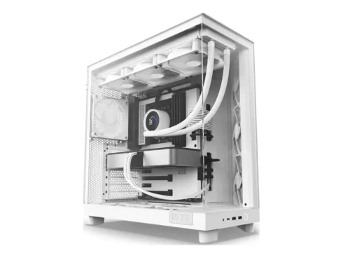 NZXT PC case H6 Flow midi tower white