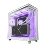 NZXT PC case H6 Flow RGB midi tower white
