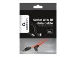 GEMBIRD CC-SATAM-DATA90-0.3M Serial ATA III 30 cm Data Cable with 90 degree bent metal clips red
