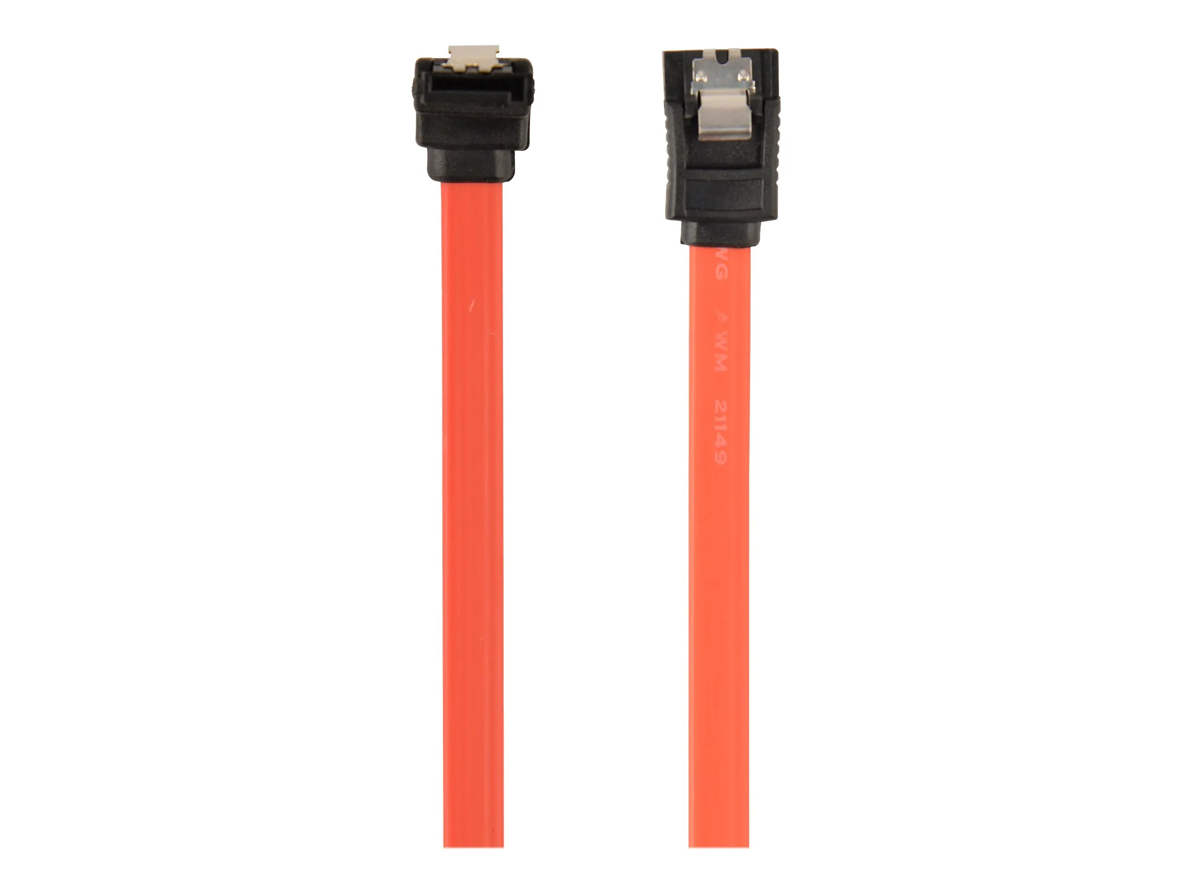 also-cc-satam-data90-0-3m GEMBIRD CC-SATAM-DATA90-0.3M Serial ATA III 30 cm Data Cable with 90 degree bent metal clips red