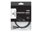GEMBIRD CC-USB2-AMAF-75CM/300-BK USB 2.0 A – A-socket 75cm cable Black