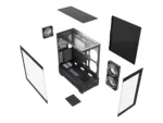 GEMBIRD Gaming Computer Case Fornax X550 2xUSB 3.0+ type C 9x FAN PWM+ARGB