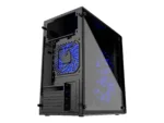 GEMBIRD CCC-FORNAX-960B Gaming design PC case 3 x 12cm fans blue