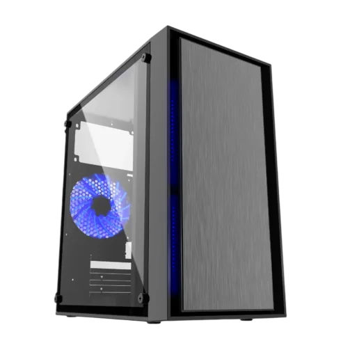 GEMBIRD CCC-FORNAX-960B Gaming design PC case 3 x 12cm fans blue