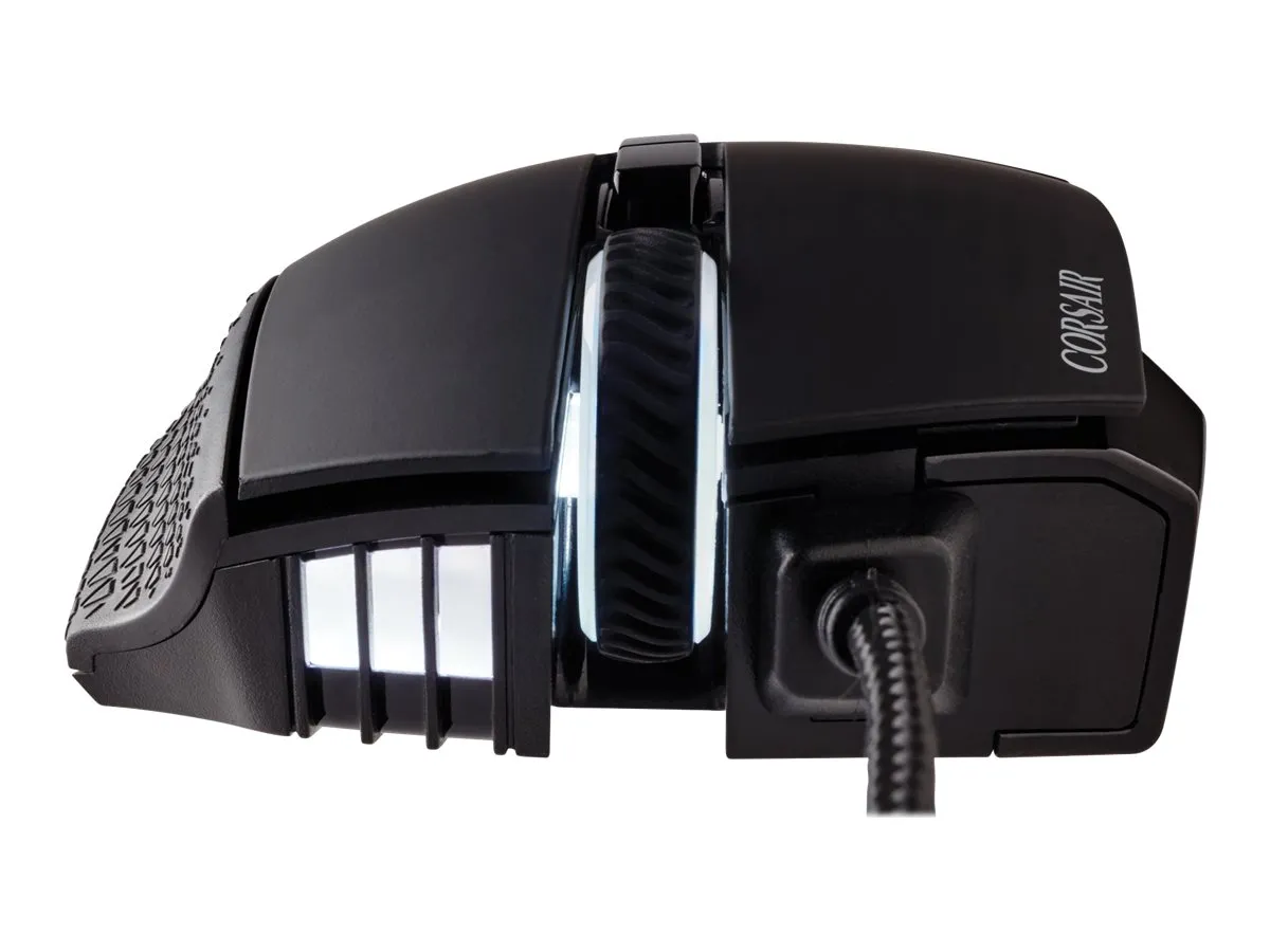 also-ch-9304211-eu CORSAIR SCIMITAR RGB ELITE MOBA/MMO Gaming Mouse Black Backlit RGB LED 18000 DPI Optical (EU)