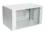 ASM CL-19 06U Wallmount cabinet 19 6U 550x350mm grey RAL 7035