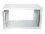 ASM CL-19 06U Wallmount cabinet 19 6U 550x350mm grey RAL 7035