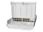MIKROTIK netPower 16P 18 port switch with 16 Gigabit PoE-out ports and 2 SFP+