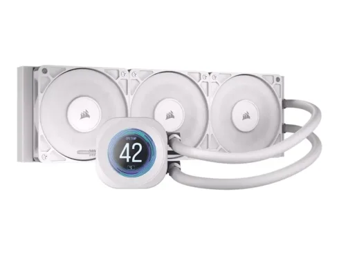 CORSAIR NAUTILUS 360 LCD White 360mm Radiator Liquid CPU Cooler