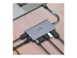 UNITEK D1056A Hub USB-C 2x USB 3.1 HDMI DP RJ45 SD Reader