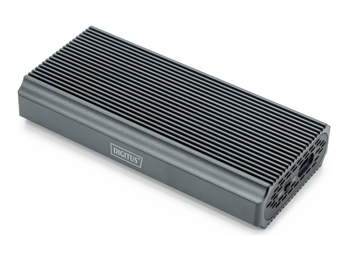 also-da-71158 DIGITUS USB M.2 hard disk enclosure SSD external NVMe 40Gbps USB 4.0 aluminum toolfree