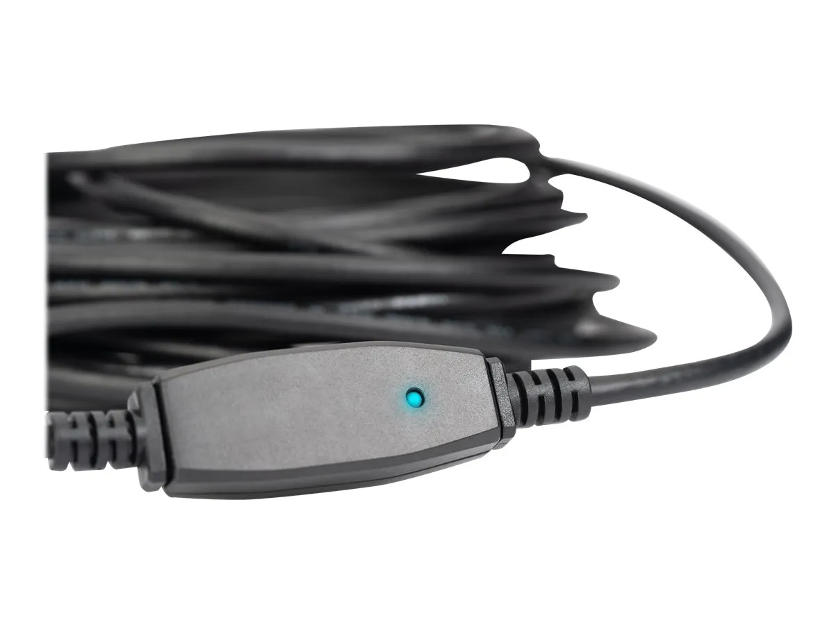also-da-73106 DIGITUS Extension Cable USB 3.0 SuperSpeed Type USB A/A M/F active black 15m