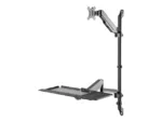 DIGITUS Flexible Single Monitor stand/seat wall-mounted workstation