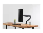 DIGITUS DA-90394 Single Gas Spring Monitor Clamp Mount 17-32inch 9 kg max. black
