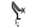 DIGITUS DA-90394 Single Gas Spring Monitor Clamp Mount 17-32inch 9 kg max. black