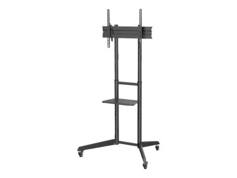 DIGITUS TV Cart with shelf 37-70inch black