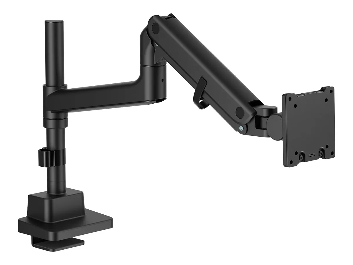 also-da-90475 DIGITUS Single Monitor Mount 57inch 27kg Gas Spring VESA: 75×75 100×100 Black