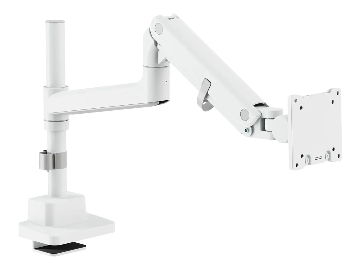 also-da-90476 DIGITUS Single Monitor Mount 57inch 27kg Gas Spring VESA: 75×75 100×100 White