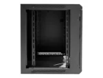 DIGITUS DN-W19 09U/450/B Wallmount cabinet 9U 600x450mm black RAL 9004