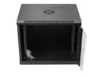 DIGITUS DN-W19 09U/450/B Wallmount cabinet 9U 600x450mm black RAL 9004
