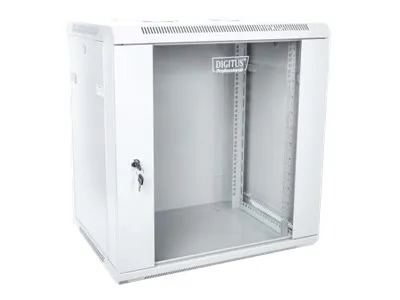 DIGITUS DN-W19 12U/450 Wallmount cabinet 12U 600x450mm grey RAL 7035