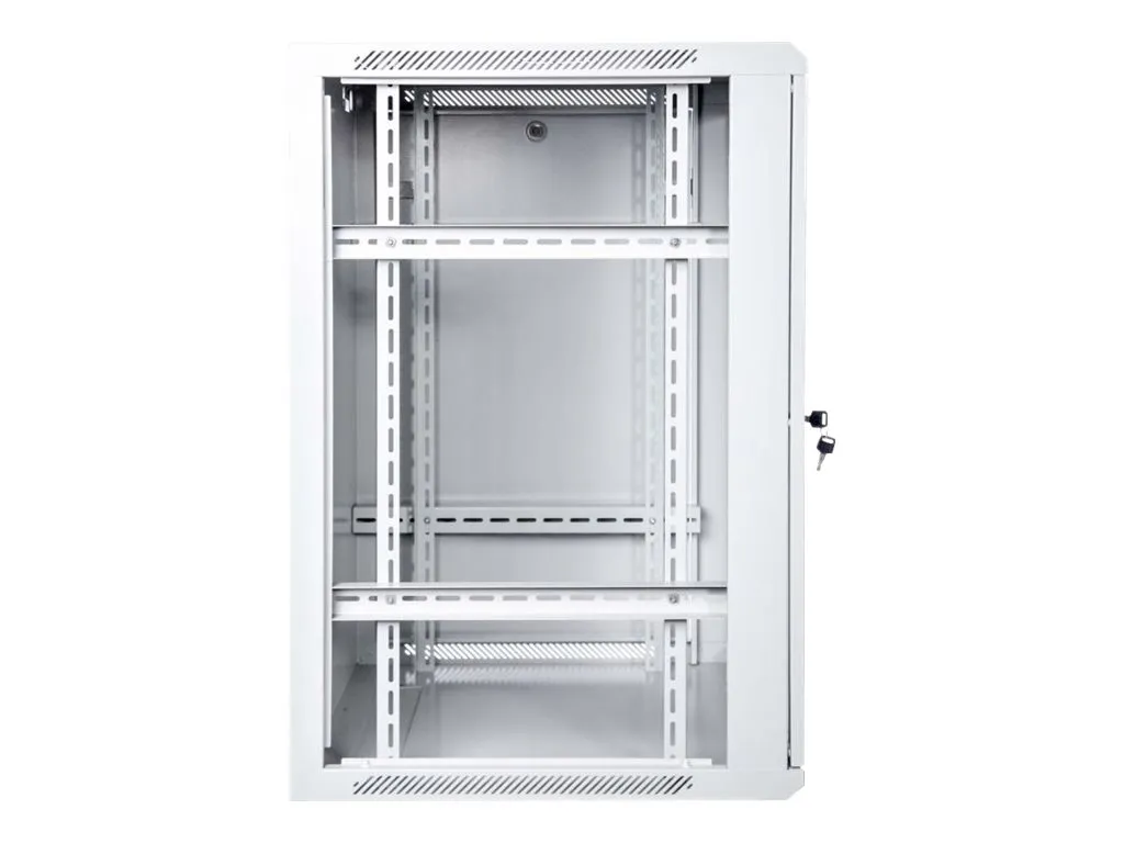 also-dn-w19-15u-600 DIGITUS DN-W19 15U/600 Wallmount cabinet 15U 600x600mm grey RAL 7035
