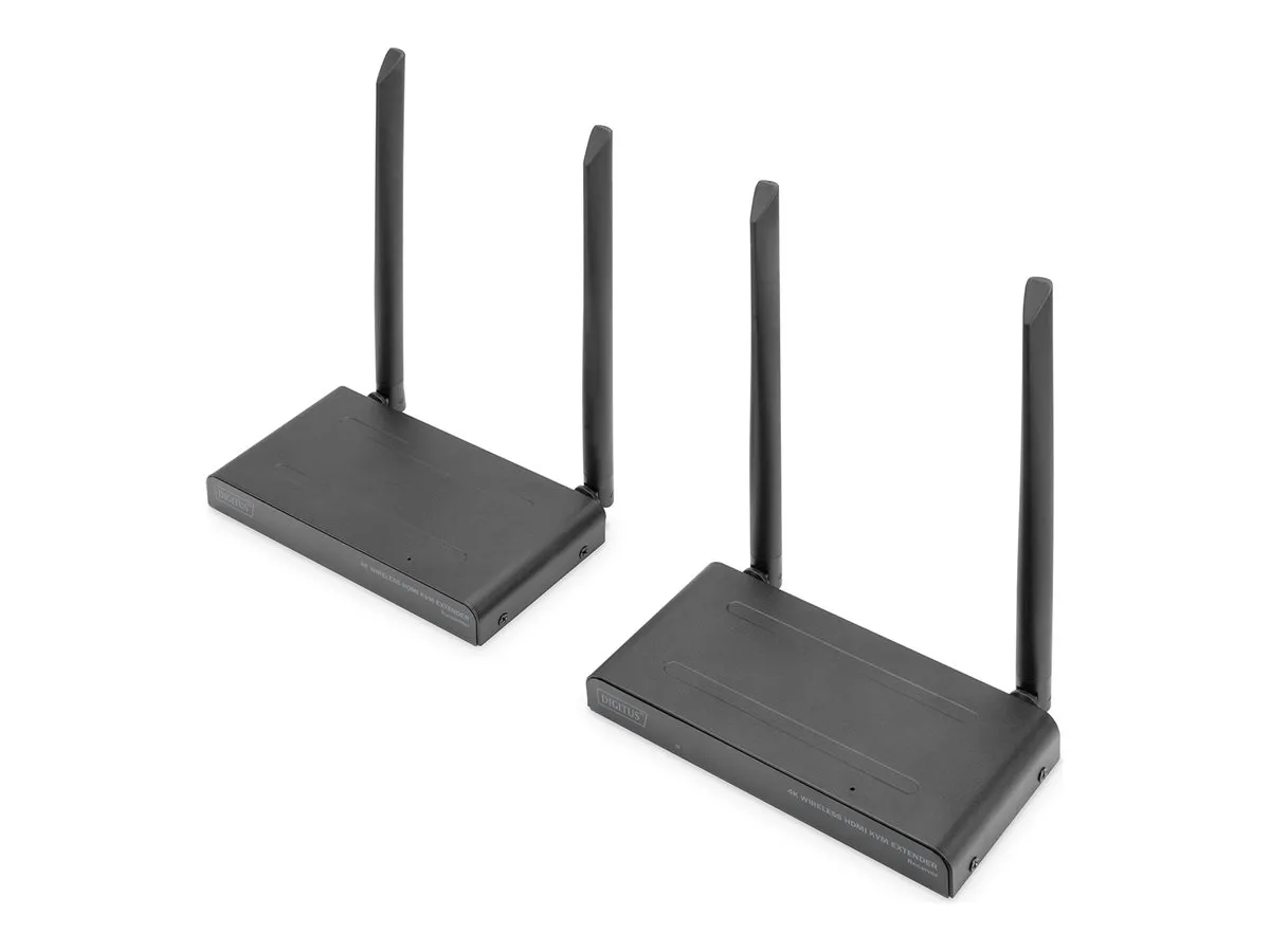 also-ds-55328 DIGITUS 4K Wireless HDMI Extender/Splitter Set 1×4 200m 1x TX 1x RX